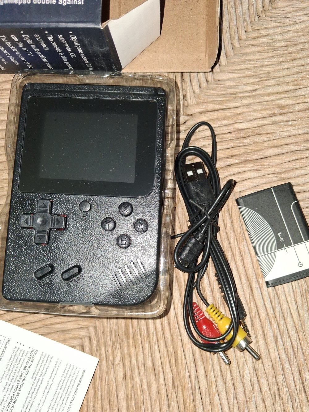 Portable Handheld Game Console - Black - Picture 2 of 2